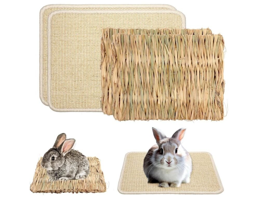 Cynailli 4 Pcs Rabbit Scratcher Mat