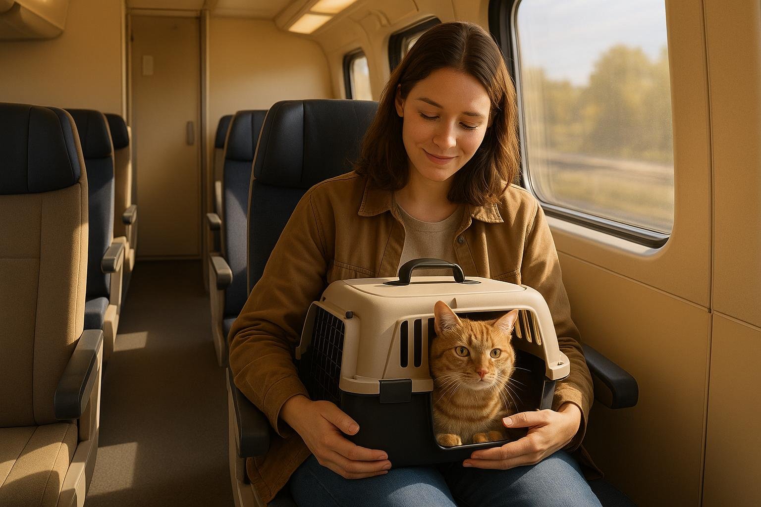 How to Travel with Cats on Buses and Trains - Little Pet Corner