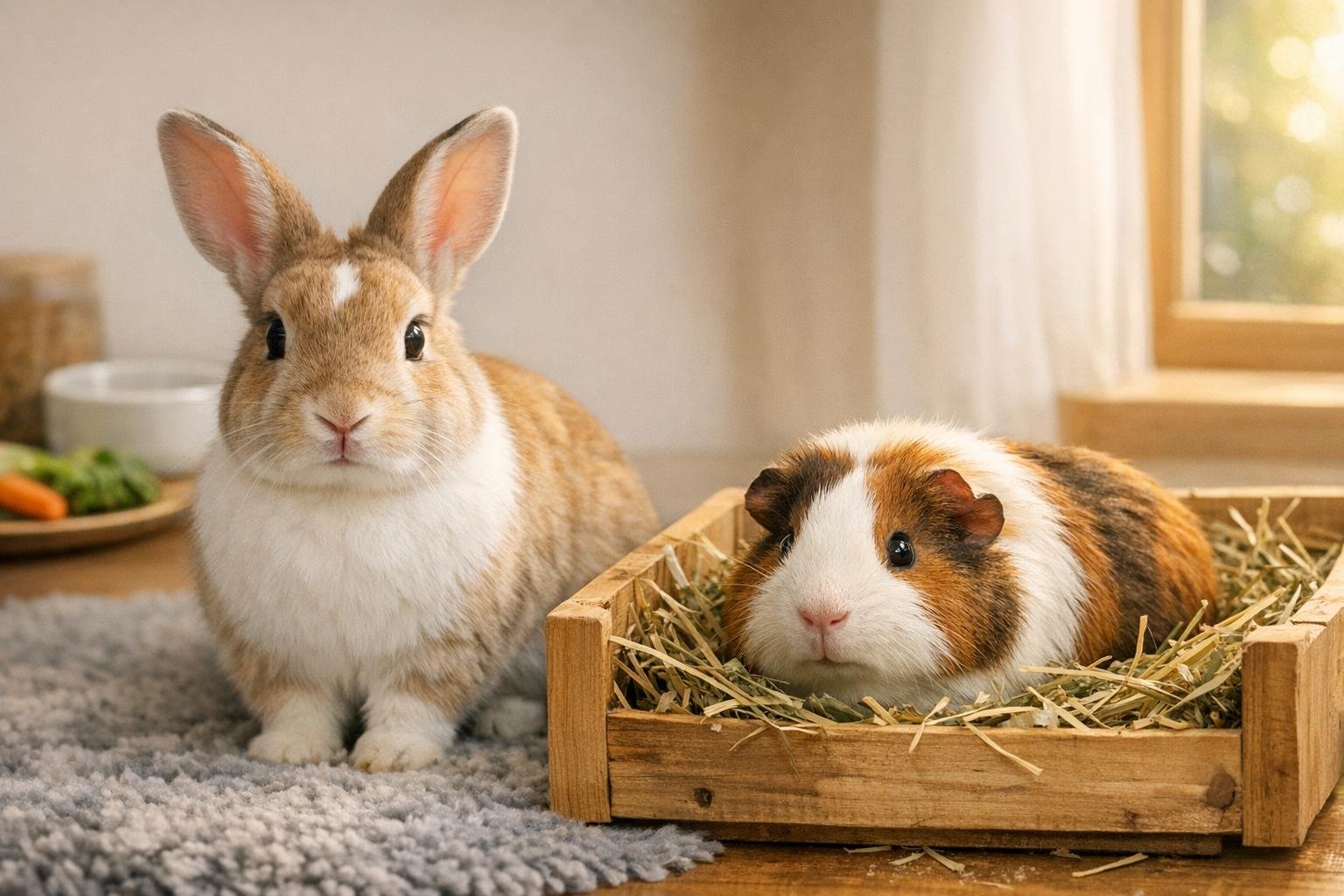 Rabbits vs Guinea Pigs: Key Care Differences - Little Pet Corner