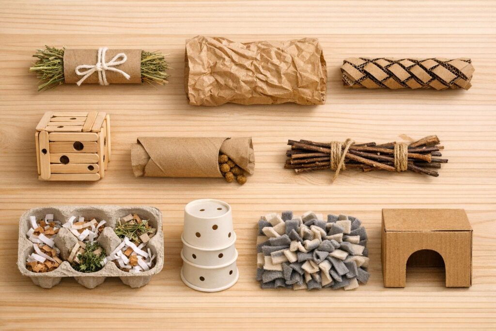 10 DIY Toys for Small Pets