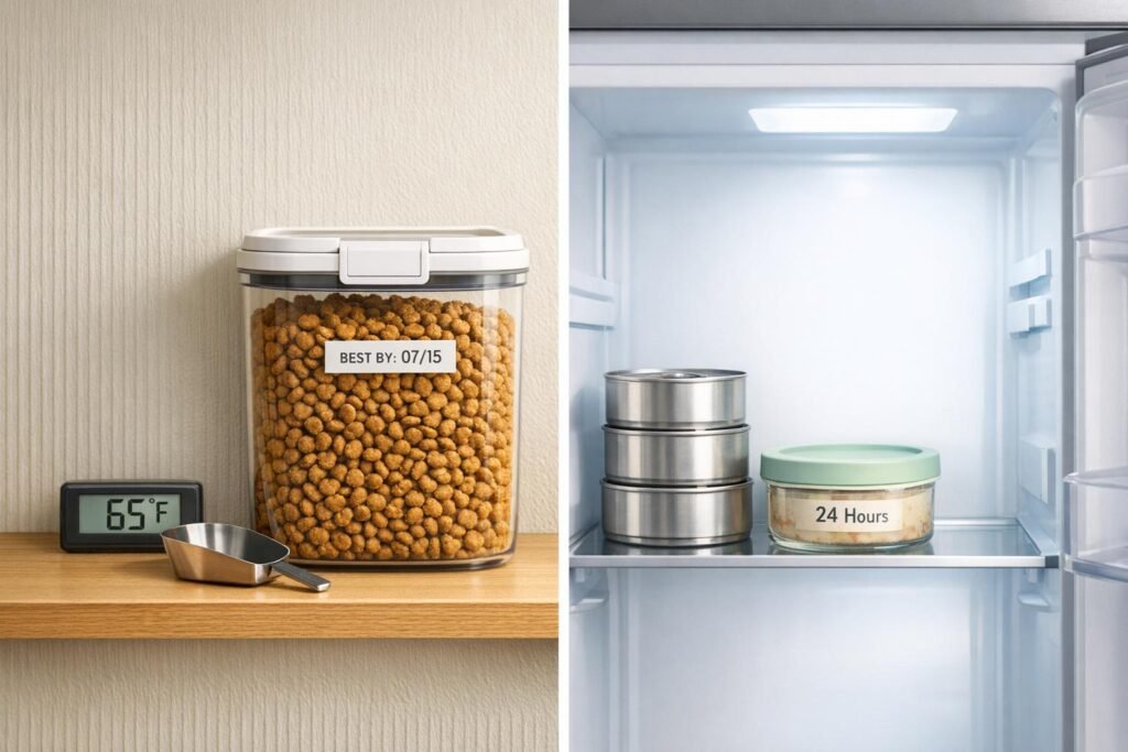 Dry vs. Wet Pet Food: Storage Tips for Each