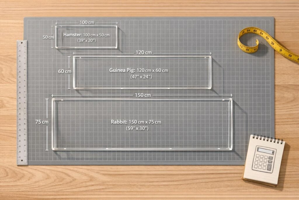 Small Pet Habitat Size Calculator