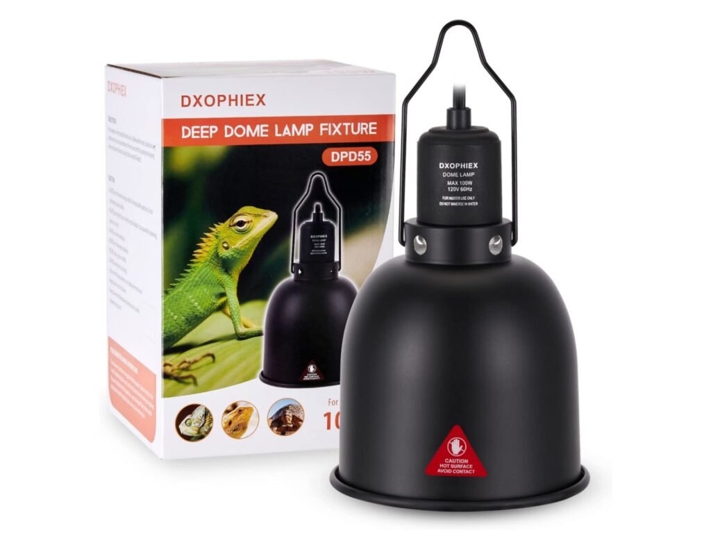 DXOPHIEX 5.5inch Deep Dome Reptile Lamp